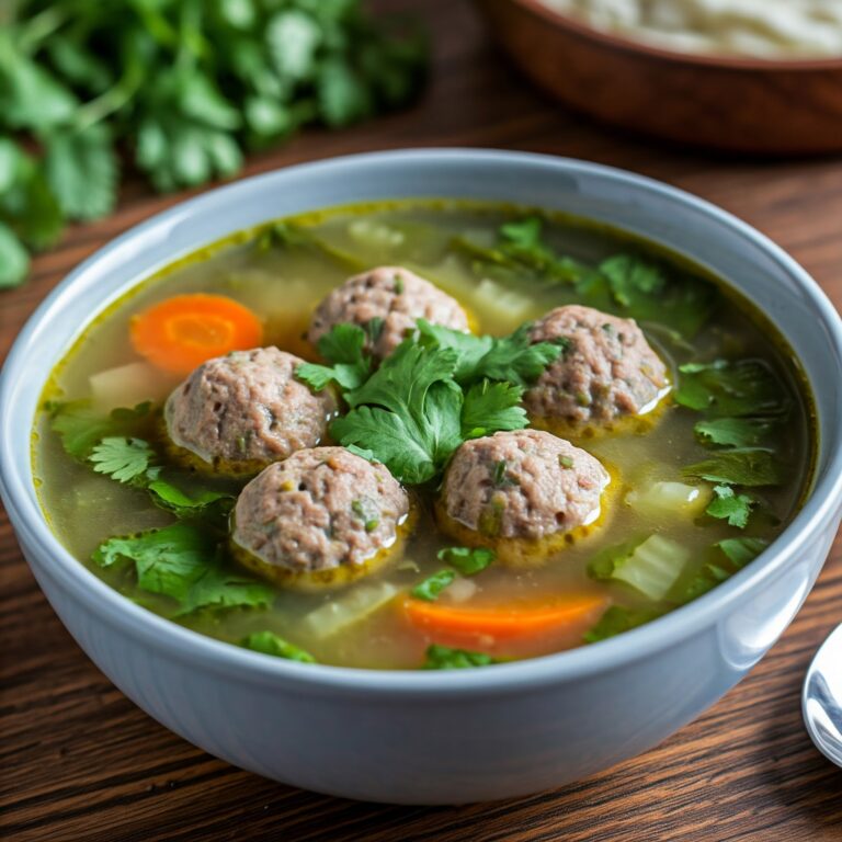 Albondigas Soup Recipe: A Hearty Mexican Comfort Dish