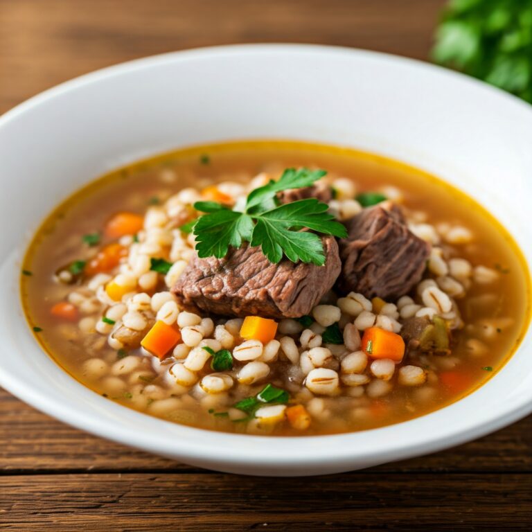 Beef Barley Soup Recipe