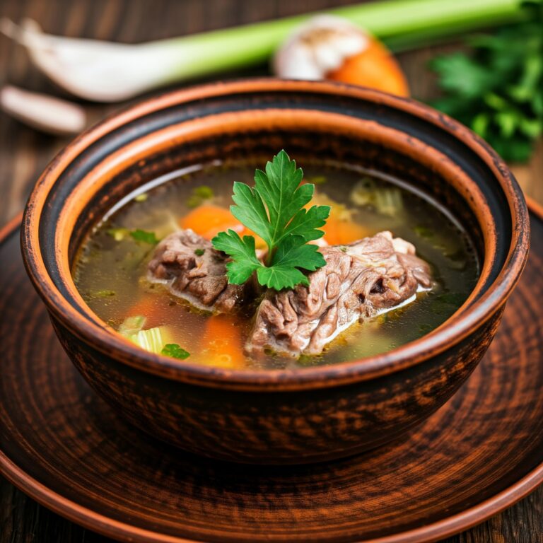 Beef Bone Broth Soup Recipe