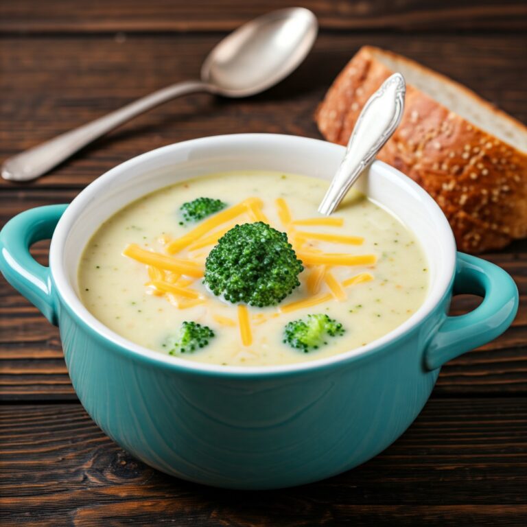 Creamy Broccoli & Cheddar Soup Recipe: A Cozy Bowl of Comfort