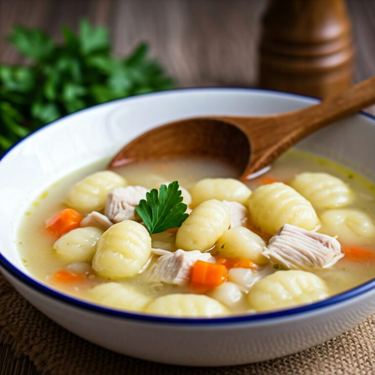 Chicken Gnocchi Soup Recipe: A Comforting Delight