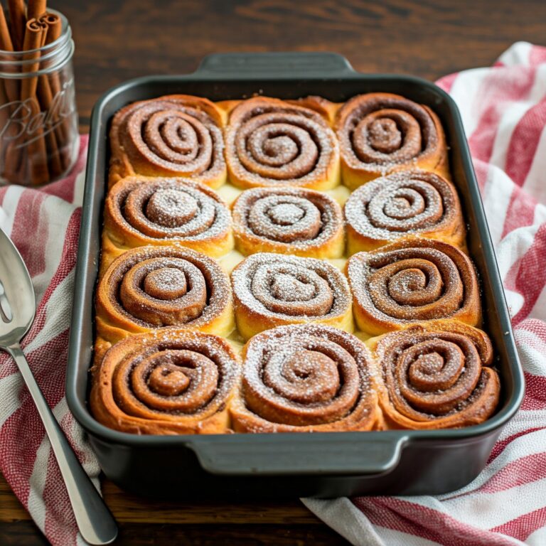 Cinnamon Roll Bread Pudding Recipe