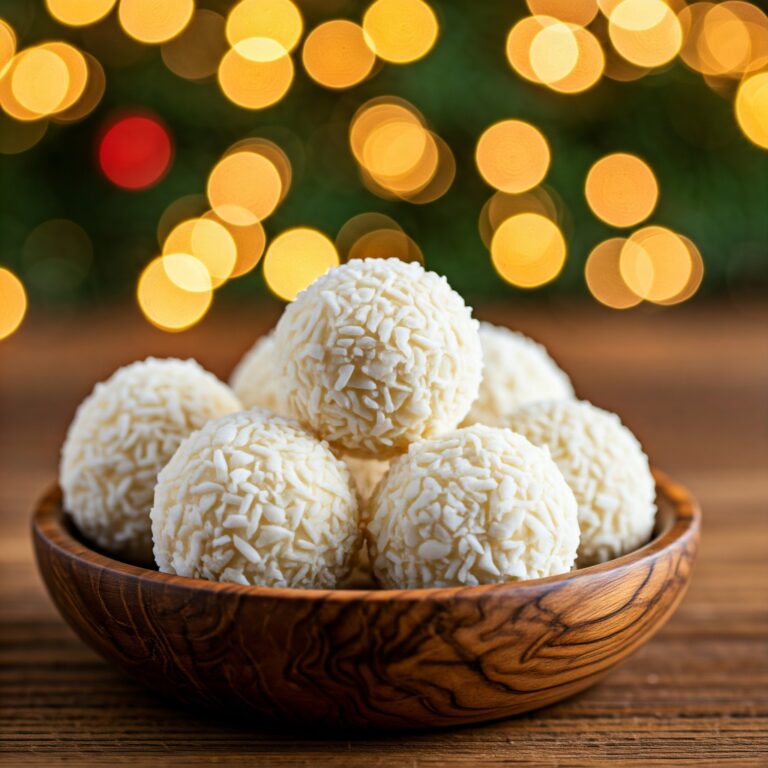 Coconut Snowball Truffles Recipe