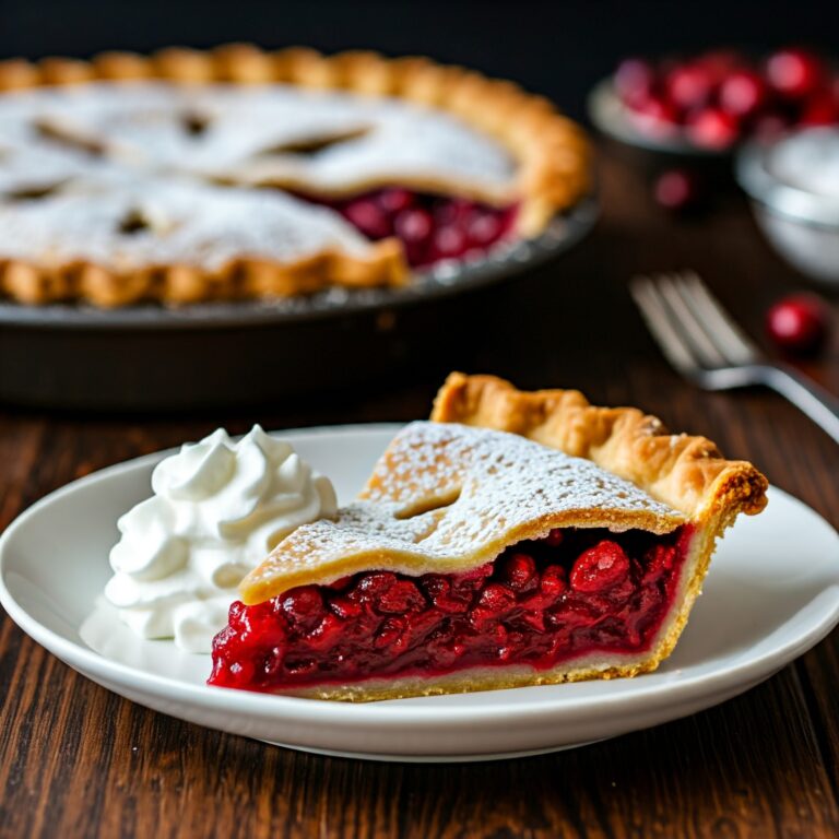 Cranberry Pie Recipe: A Sweet and Tart Delight