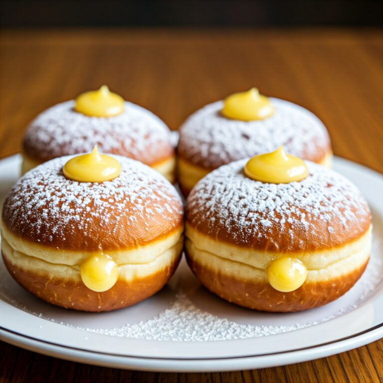 Lemon-Filled Donuts Recipe