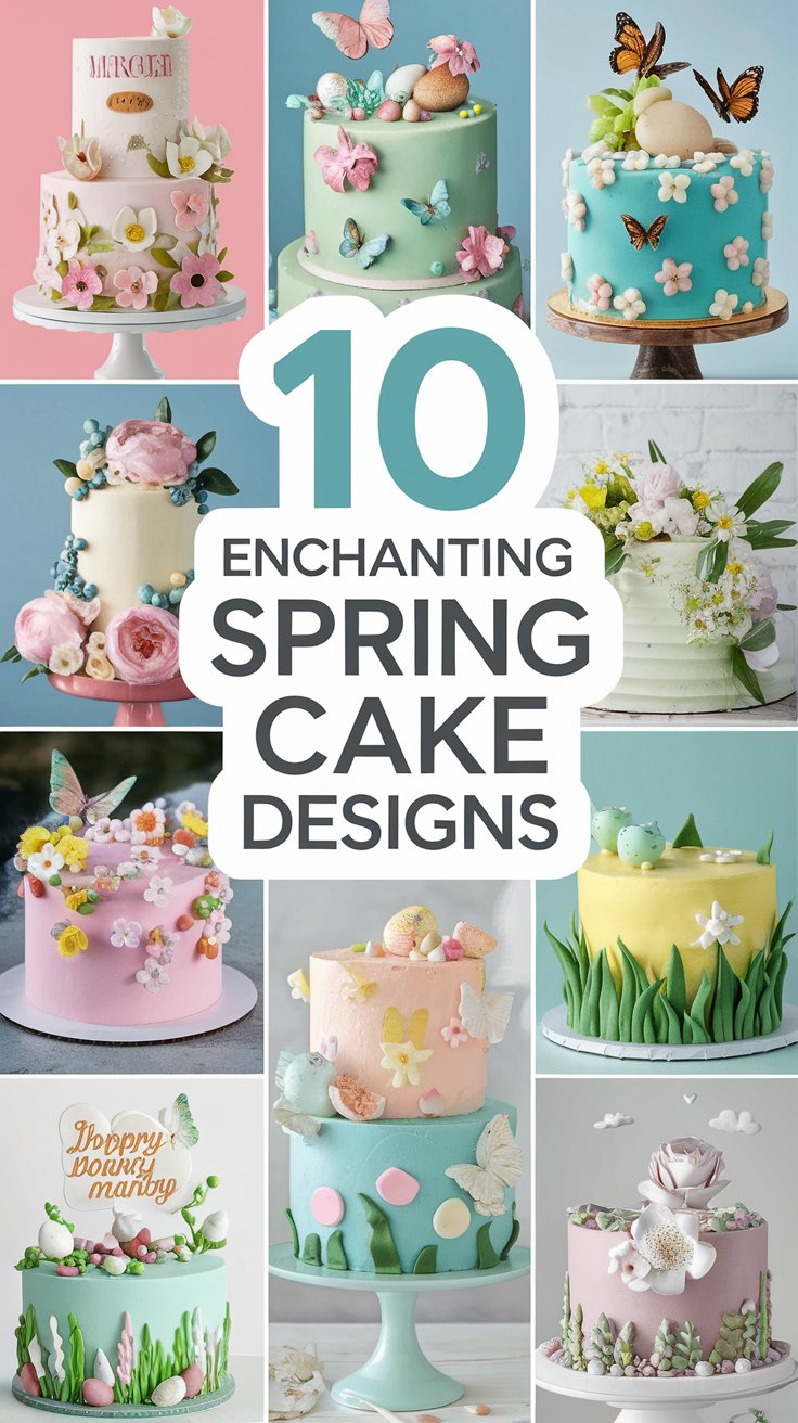 10 Enchanting Spring Cake Designs to Elevate Your Celebrations