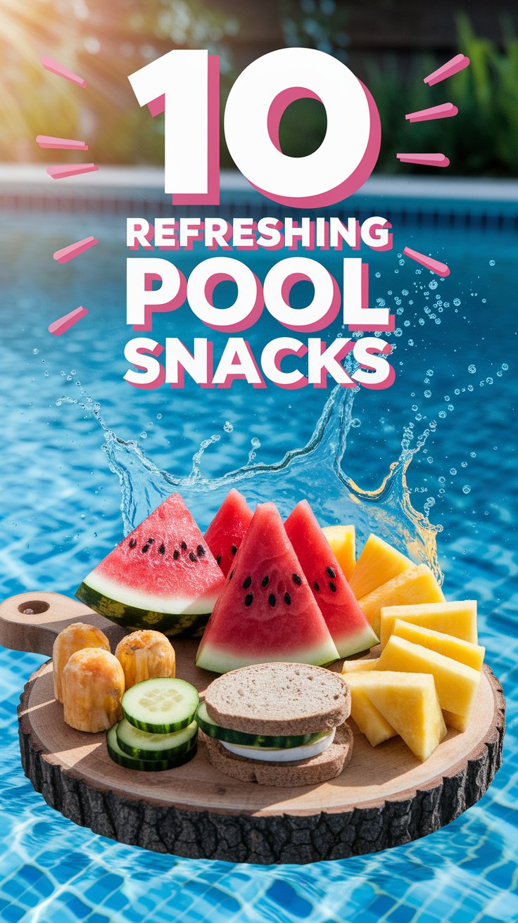 10 Refreshing Pool Snacks to Beat the Heat