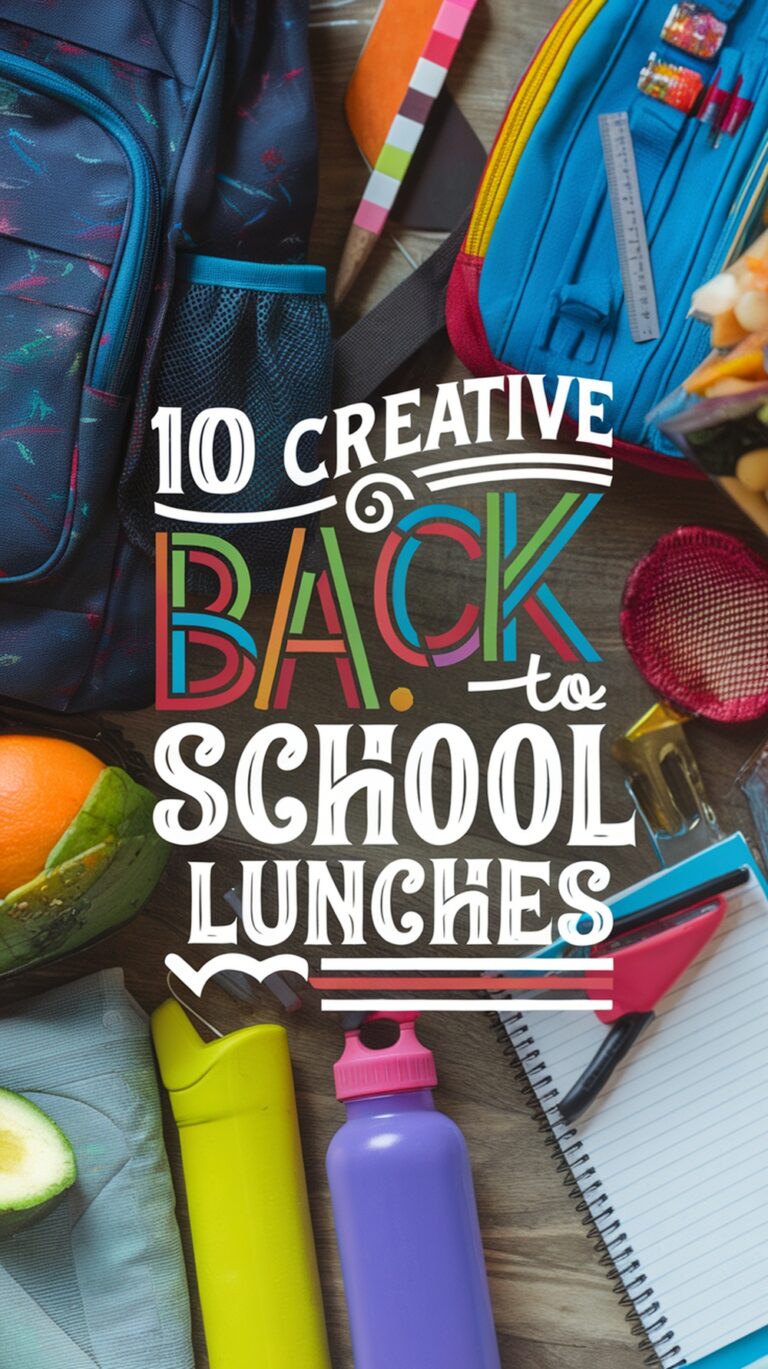 10 Creative Back to School Lunch Ideas Your Kids Will Love