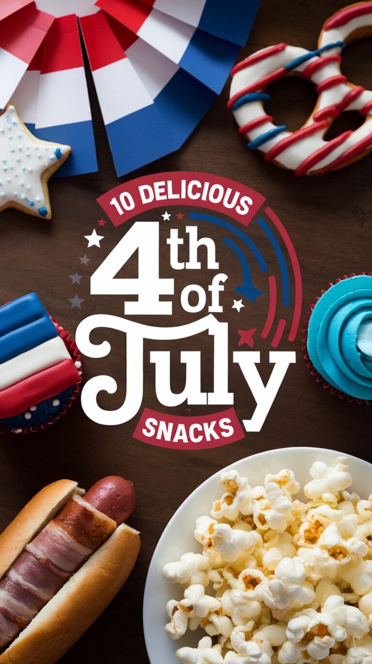 10 Delicious 4th of July Snack Ideas to Impress Your Guests