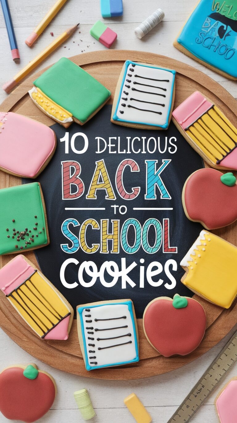 10 Creative Back to School Cookie Recipes Your Kids Will Love