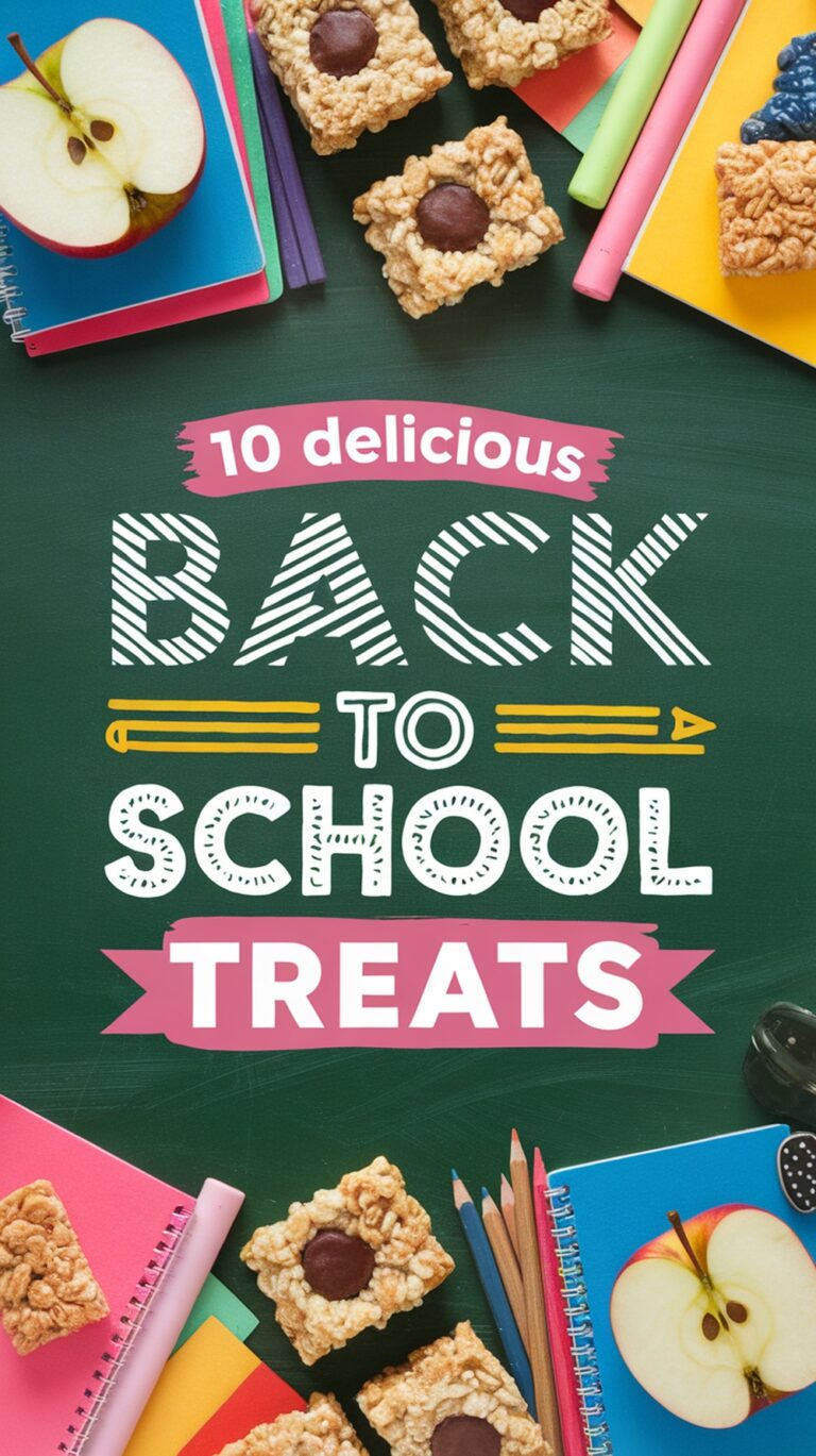 10 Delicious Back to School Treats Your Kids Will Love