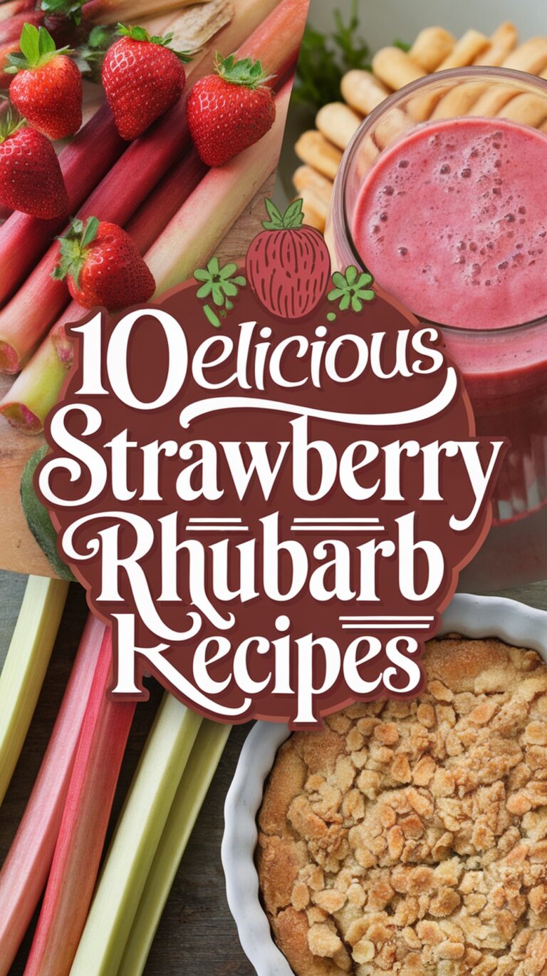 10 Delicious Strawberry Rhubarb Recipes to Try Today