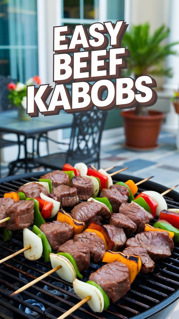 Easy Beef Kabobs Recipe