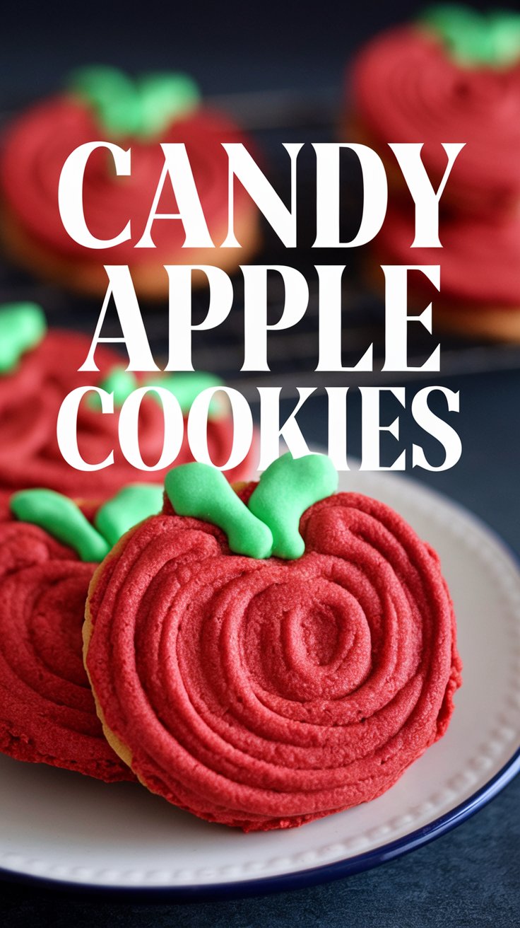 Delicious Candy Apple Cookies Recipe