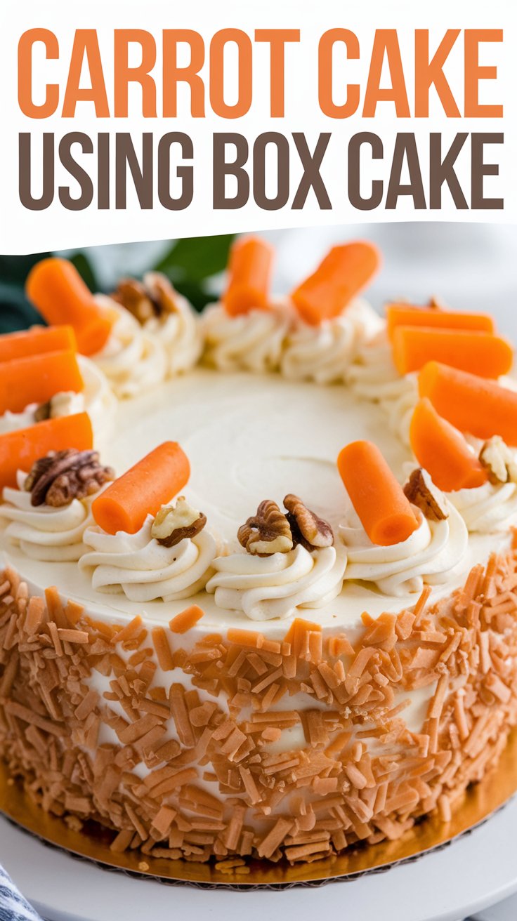 Carrot Cake Using Box Cake Recipe