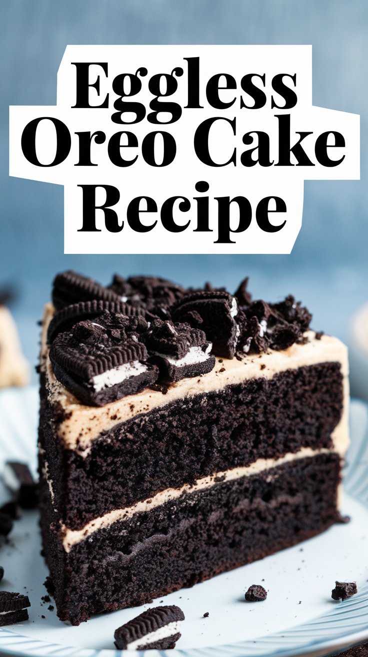 Eggless Oreo Cake Recipe: A Decadent Treat for Cookie Lovers