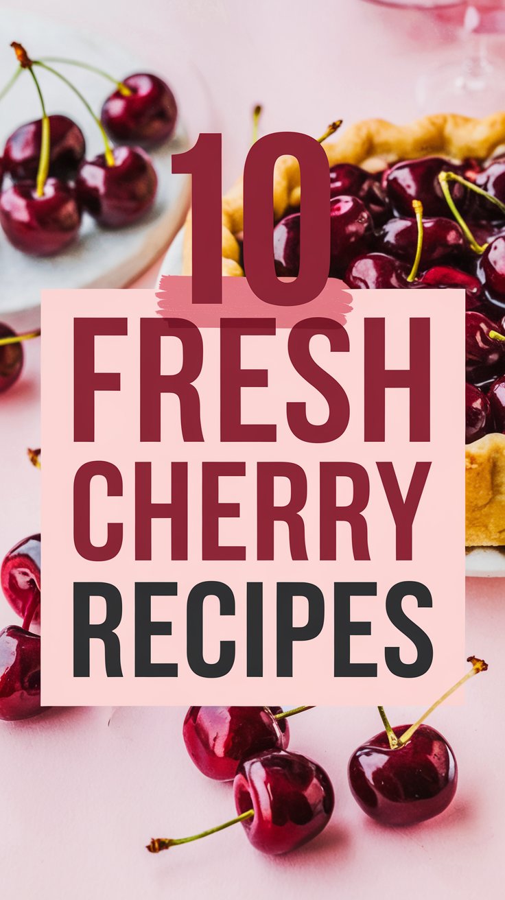 10 Irresistible Fresh Cherry Recipes