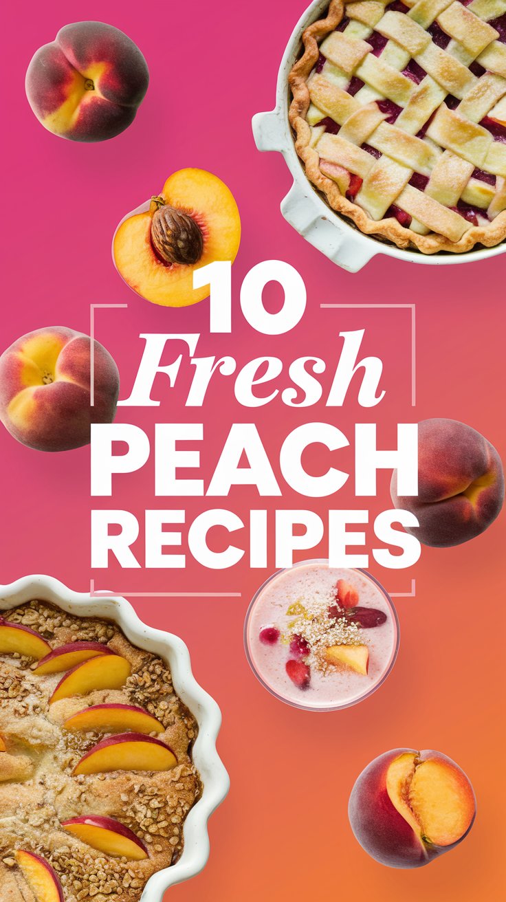 10 Irresistible Fresh Peach Recipes