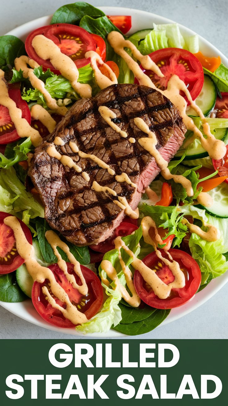 Easy Grilled Steak Salad Recipe