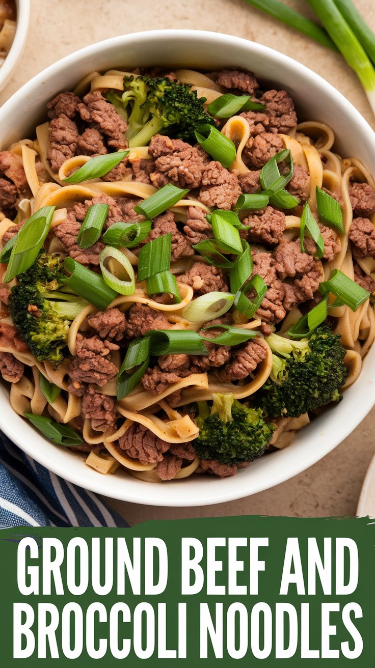 Ground Beef and Broccoli Noodles: A Quick & Delicious Recipe