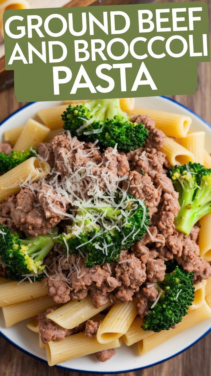 Ground Beef and Broccoli Pasta: A Quick and Delicious Recipe