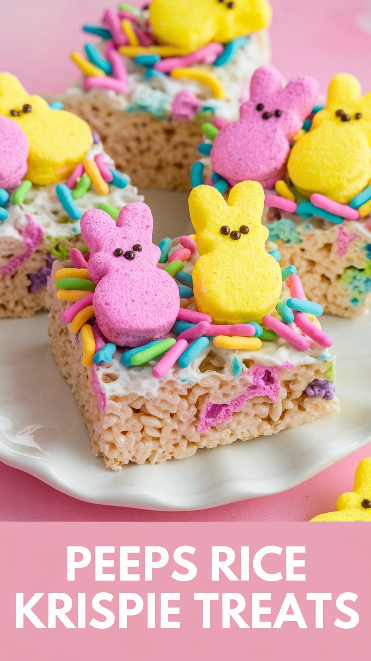 Peeps Rice Krispie Treats