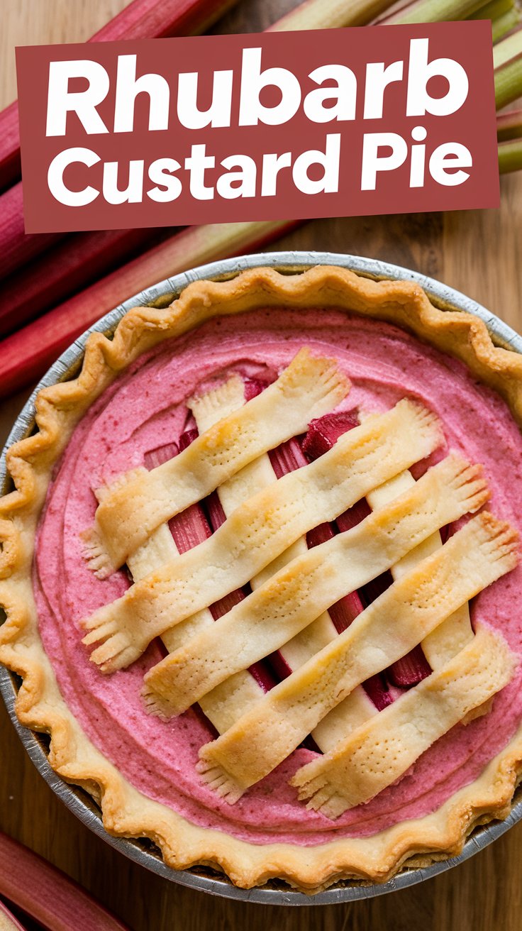 Rhubarb Custard Pie Recipe: A Timeless Classic