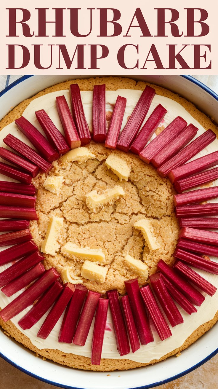 Rhubarb Dump Cake Recipe: A Sweet and Tart Delight