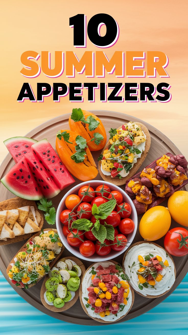 10 Sizzling Summer Appetizers