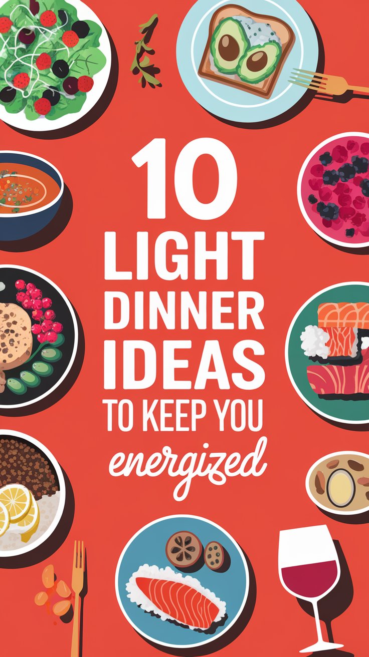 10 Light Dinner Ideas to Keep You Feeling Energized & Guilt-Free