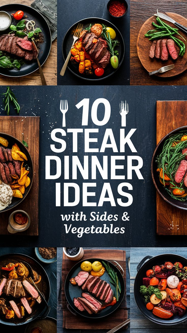 10 Steak Dinner Ideas with Sides & Vegetables That Will Impress Everyone