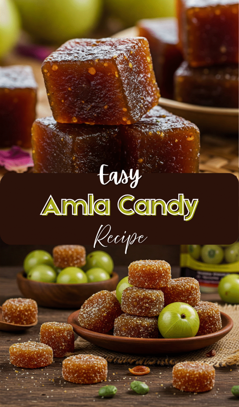 Sweet & Tangy Amla Candy Recipe
