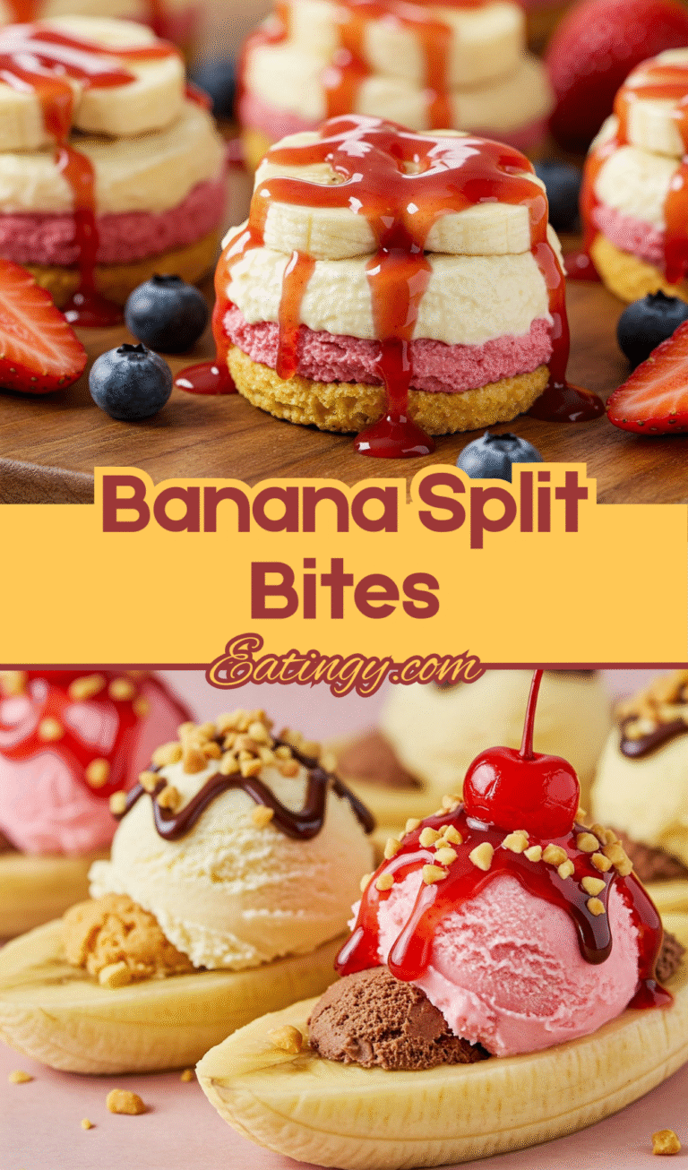 Banana Split Bites: Mini Dessert Magic