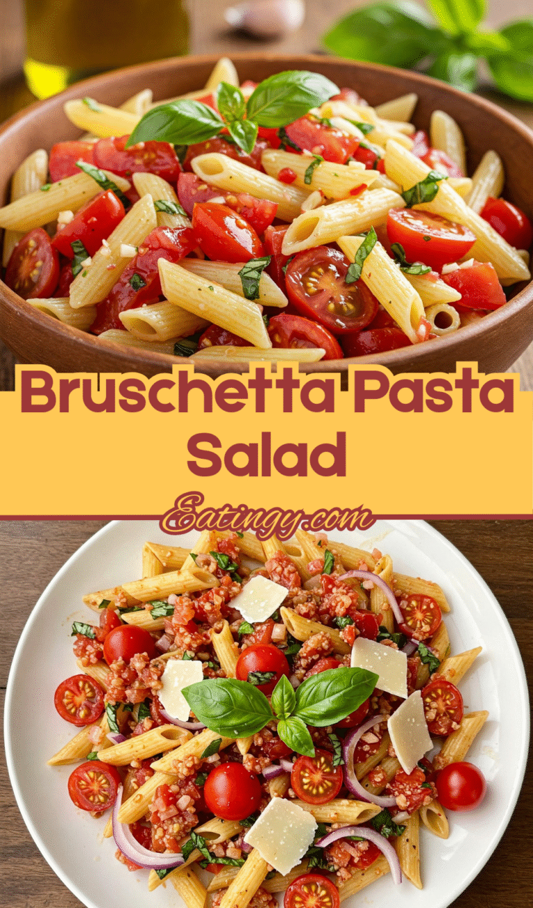 Bruschetta Pasta Salad: A Fresh Twist on Two Classics