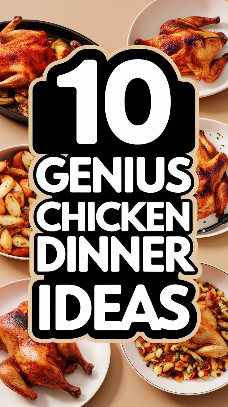 10 Chicken Dinner Ideas That Will Make You Look Like a Culinary Genius