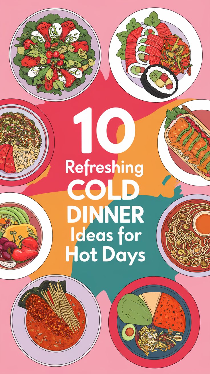 10 Refreshing Cold Dinner Ideas for Hot Days (Stay Cool & Satisfied!)