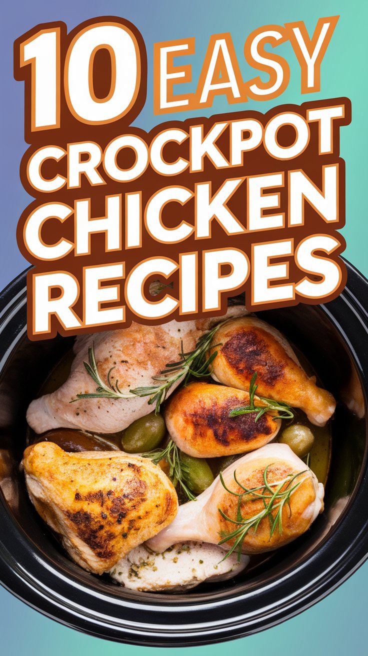 10 Easy Crockpot Chicken Recipes for Busy Weeknights