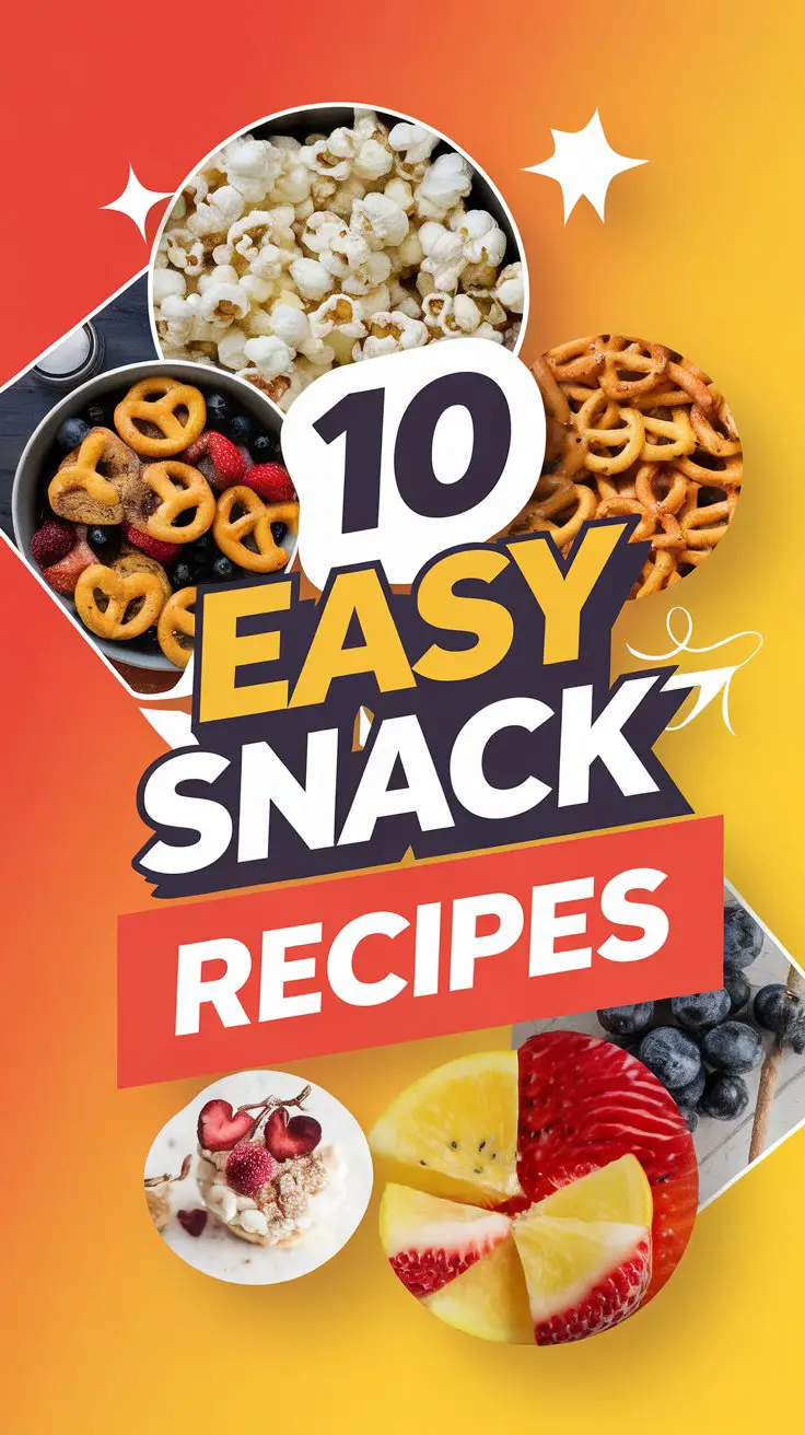 10 Quick & Easy Snack Recipes for Busy Days