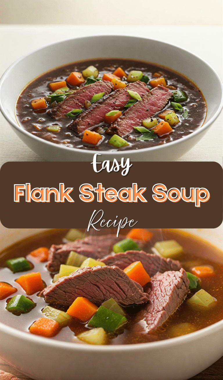 Savor the Comfort: Hearty Flank Steak Soup