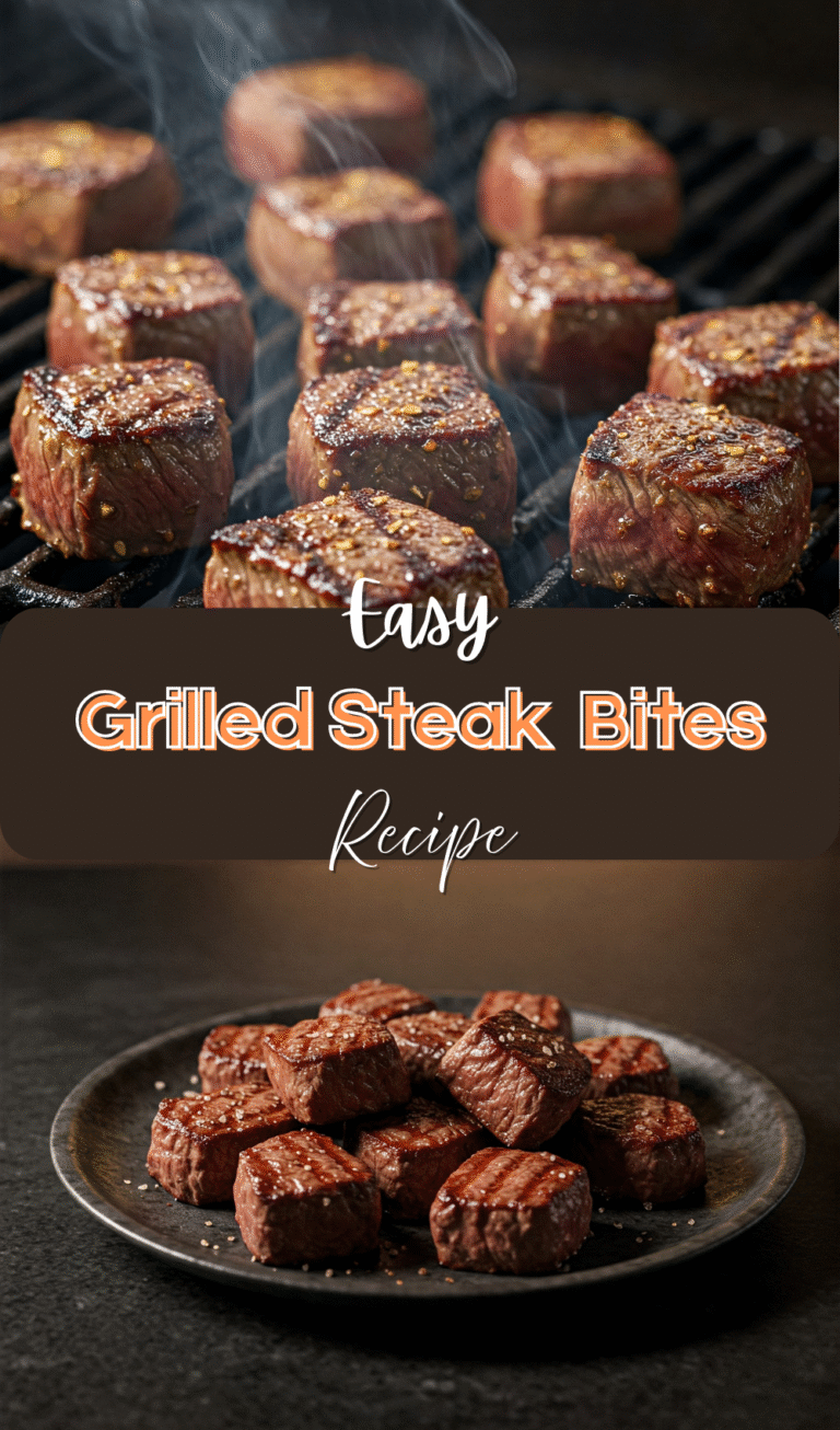 Juicy Grilled Steak Bites: A Flavor Bomb in Every Bite