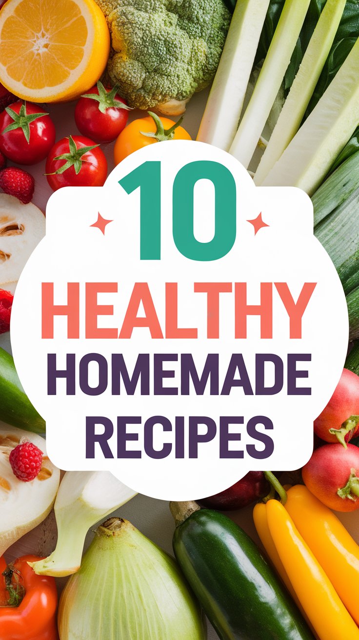 10 Delicious Healthy Homemade Recipes to Energize Your 2025