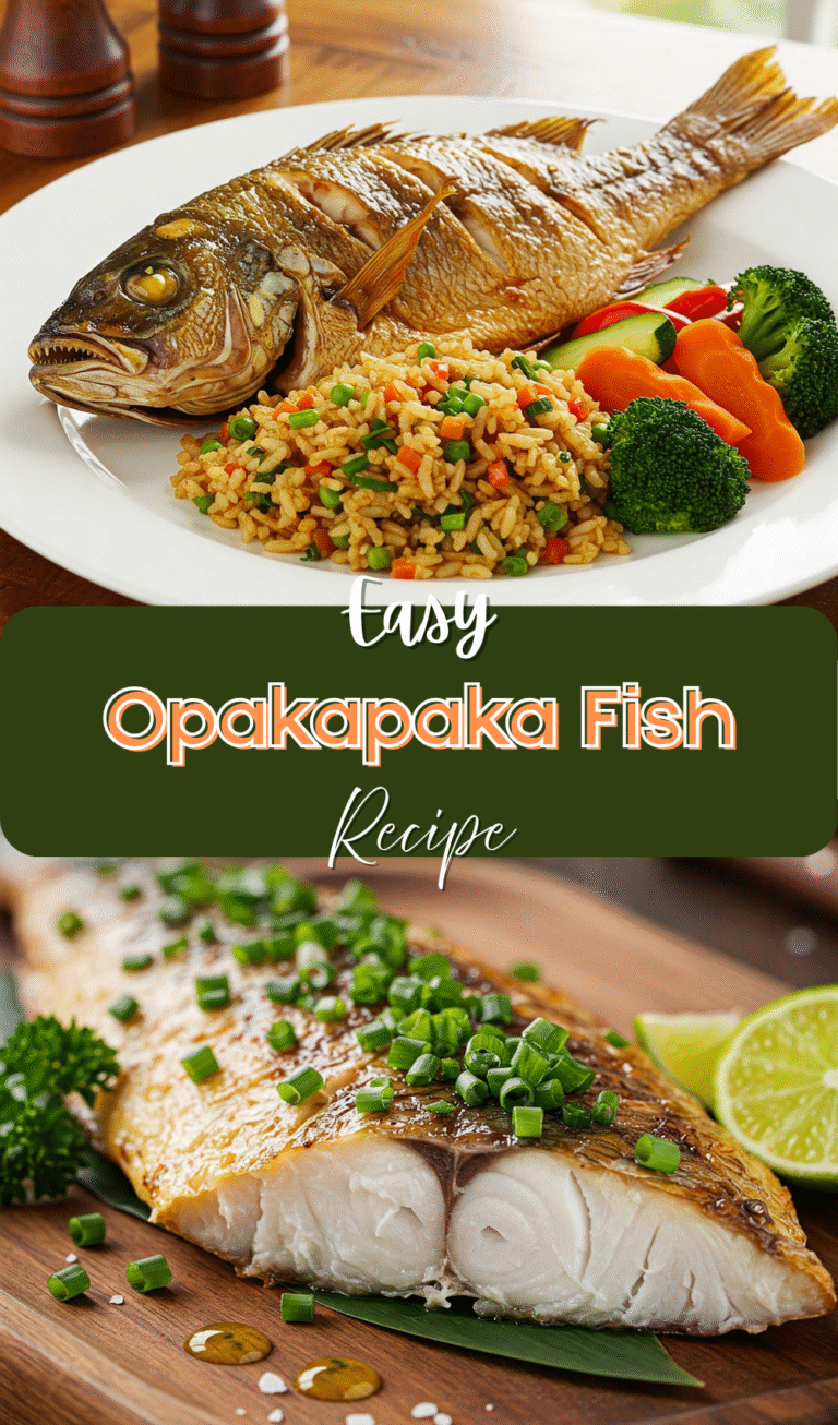 Easy Opakapaka Fish Recipe: A Taste of Hawaiian Elegance