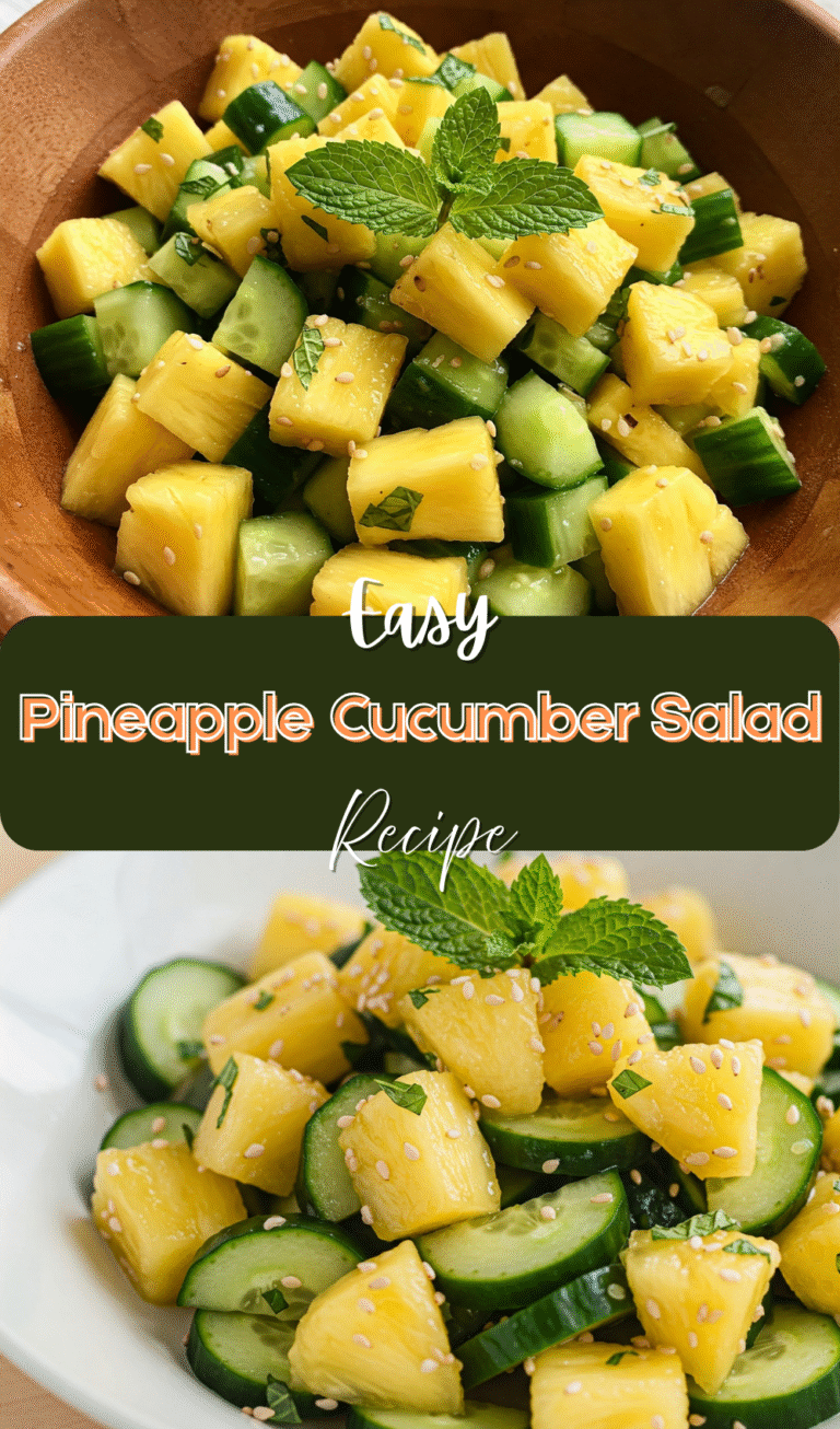 Pineapple Cucumber Salad: A Refreshing Tropical Delight