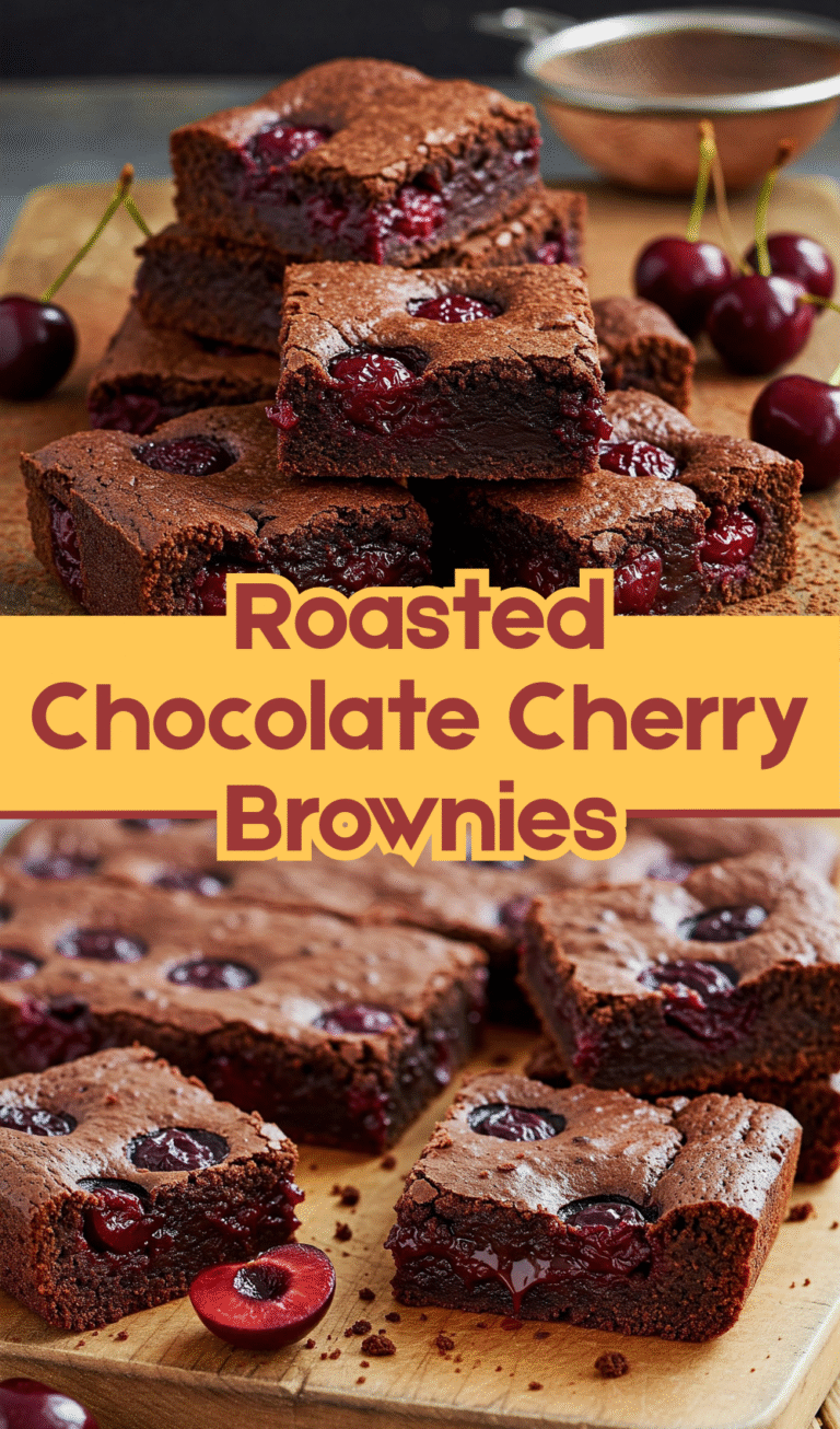 Roasted Chocolate Cherry Brownies: A Decadent Dessert You Need to Try