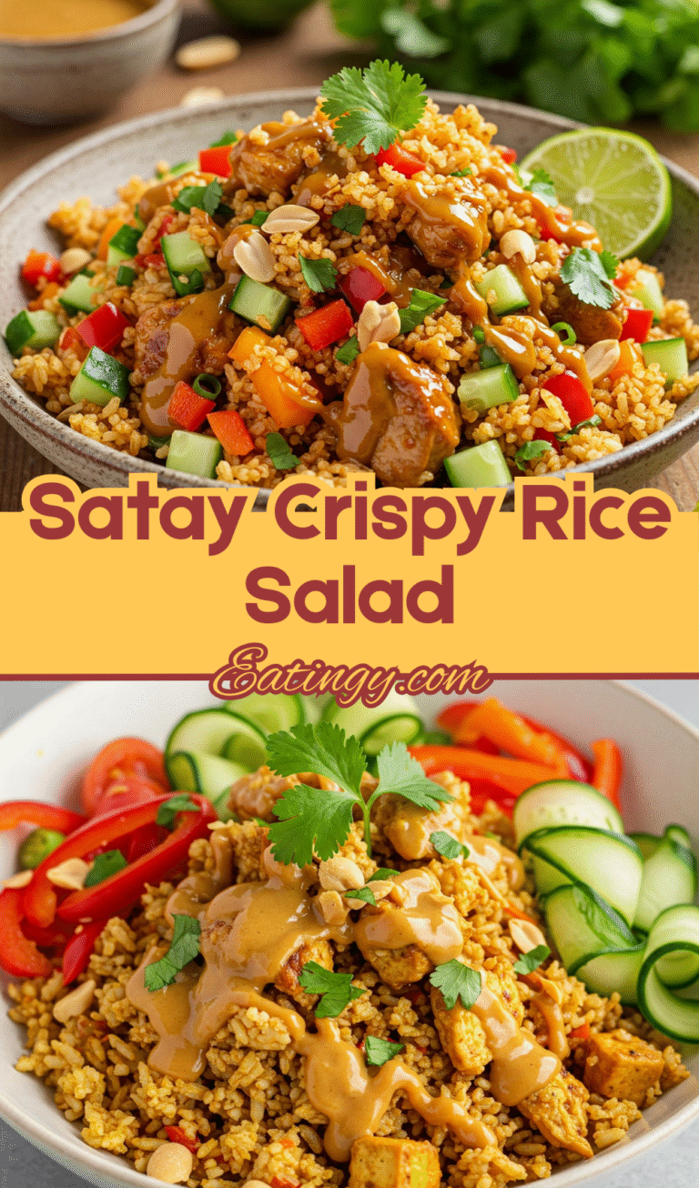 Satay Crispy Rice Salad: A Crunchy, Flavorful Adventure