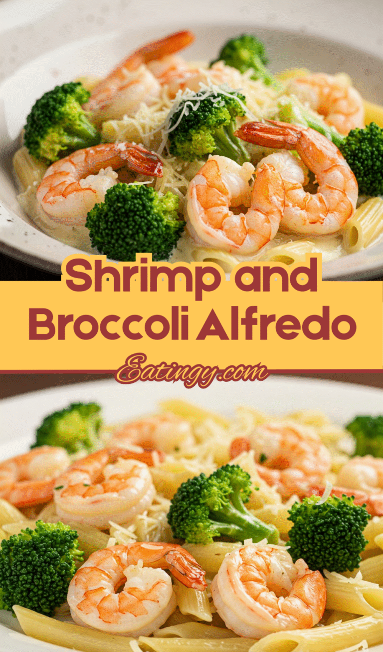 Creamy Shrimp & Broccoli Alfredo in 30 Minutes