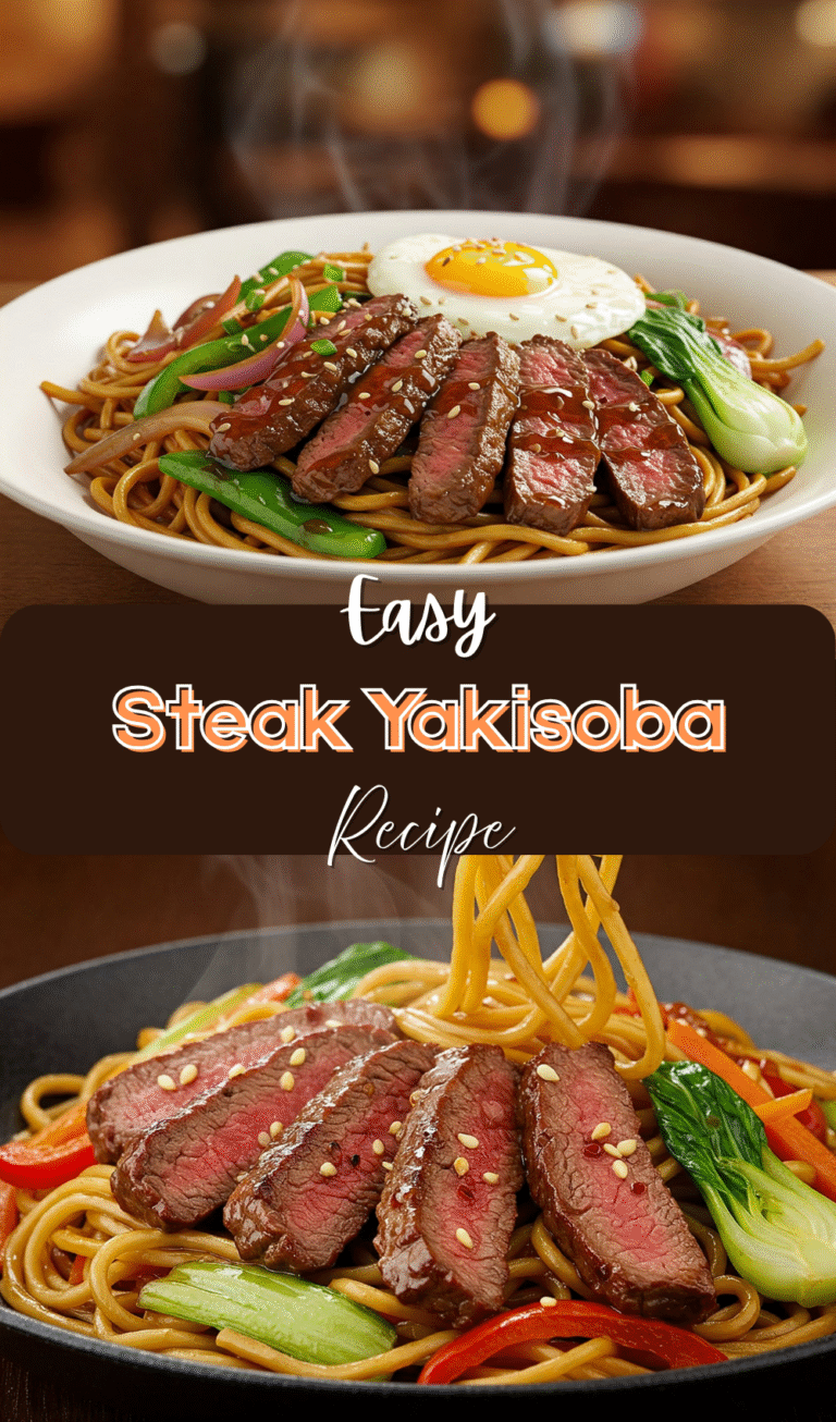Juicy Steak Yakisoba in 30 Minutes Flat