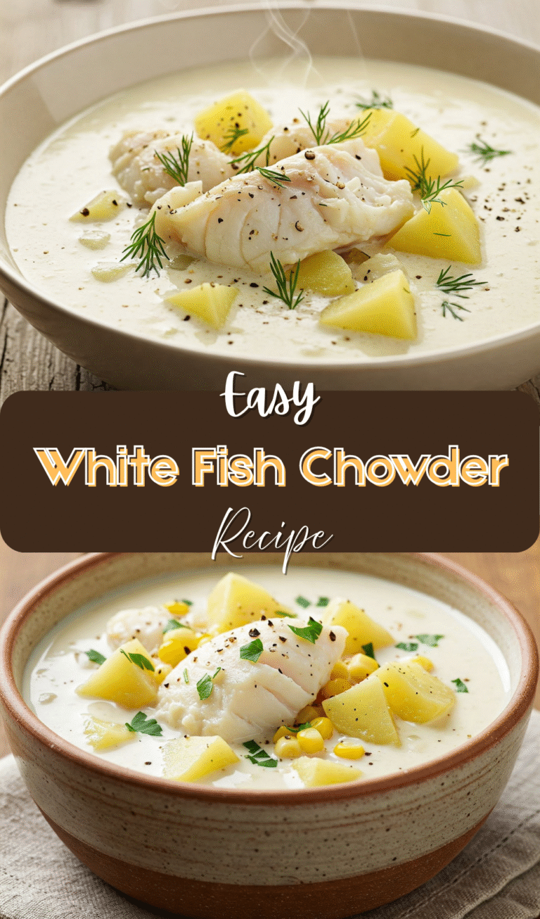 White Fish Chowder: A Creamy, Comforting Classic