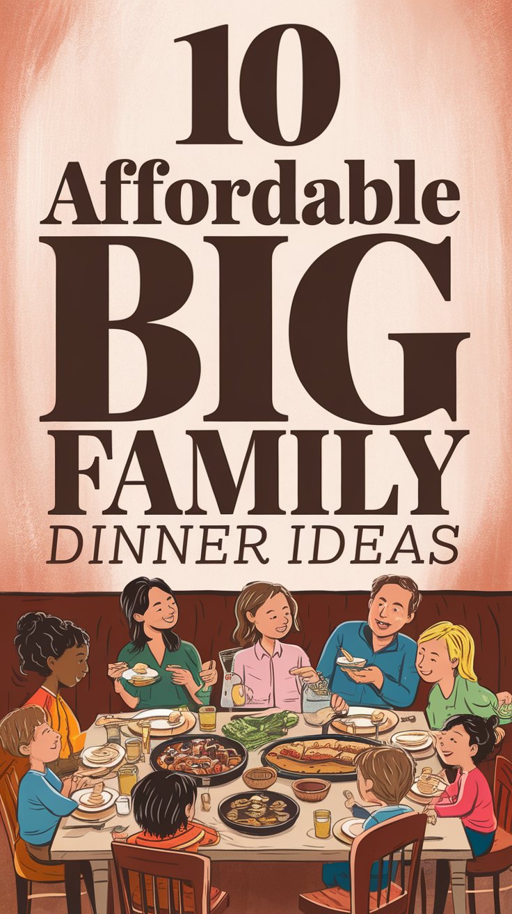 10 Affordable Big Family Dinner Ideas To Save Money & Feed Everyone