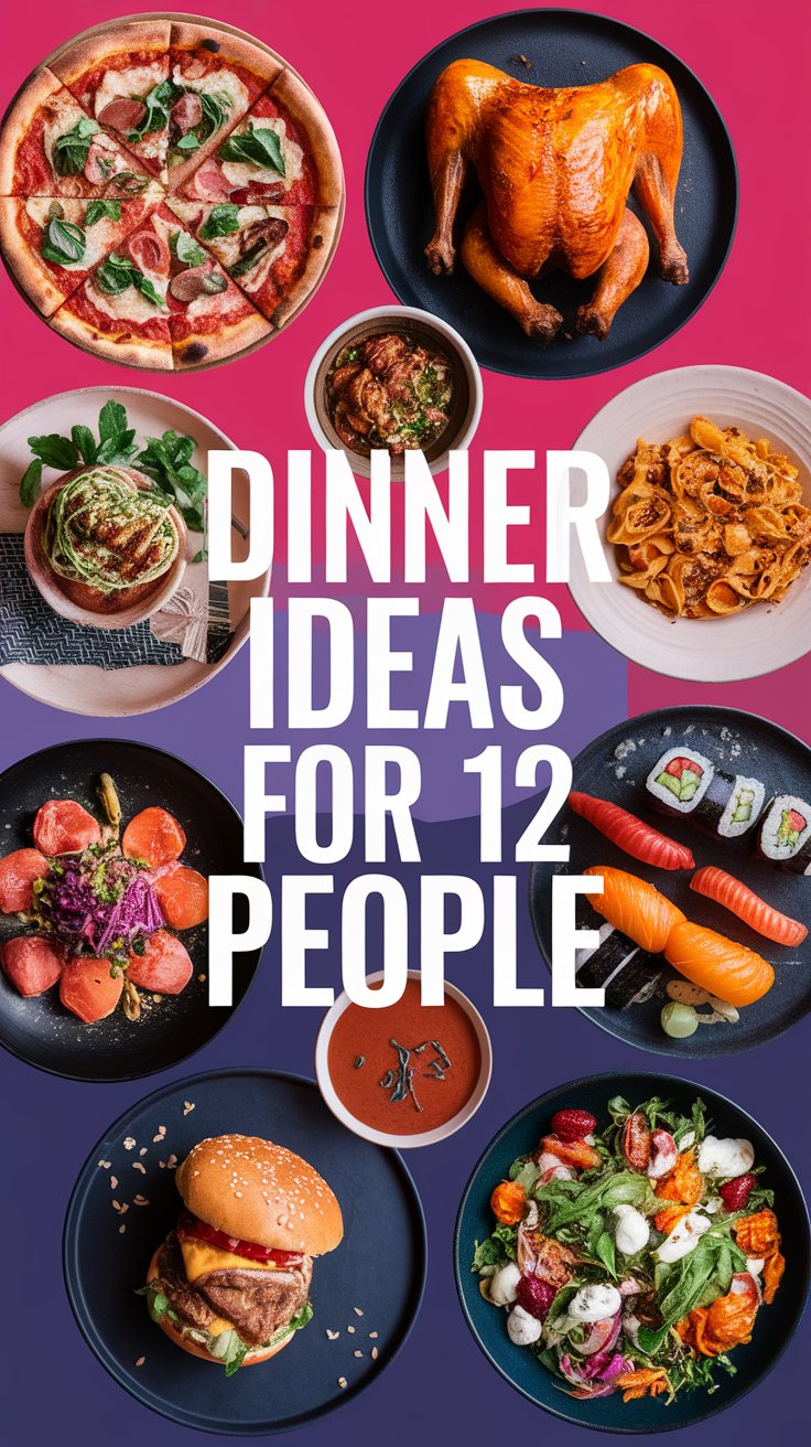 10 Dinner Ideas for 12 People to Look Like a Pro Host